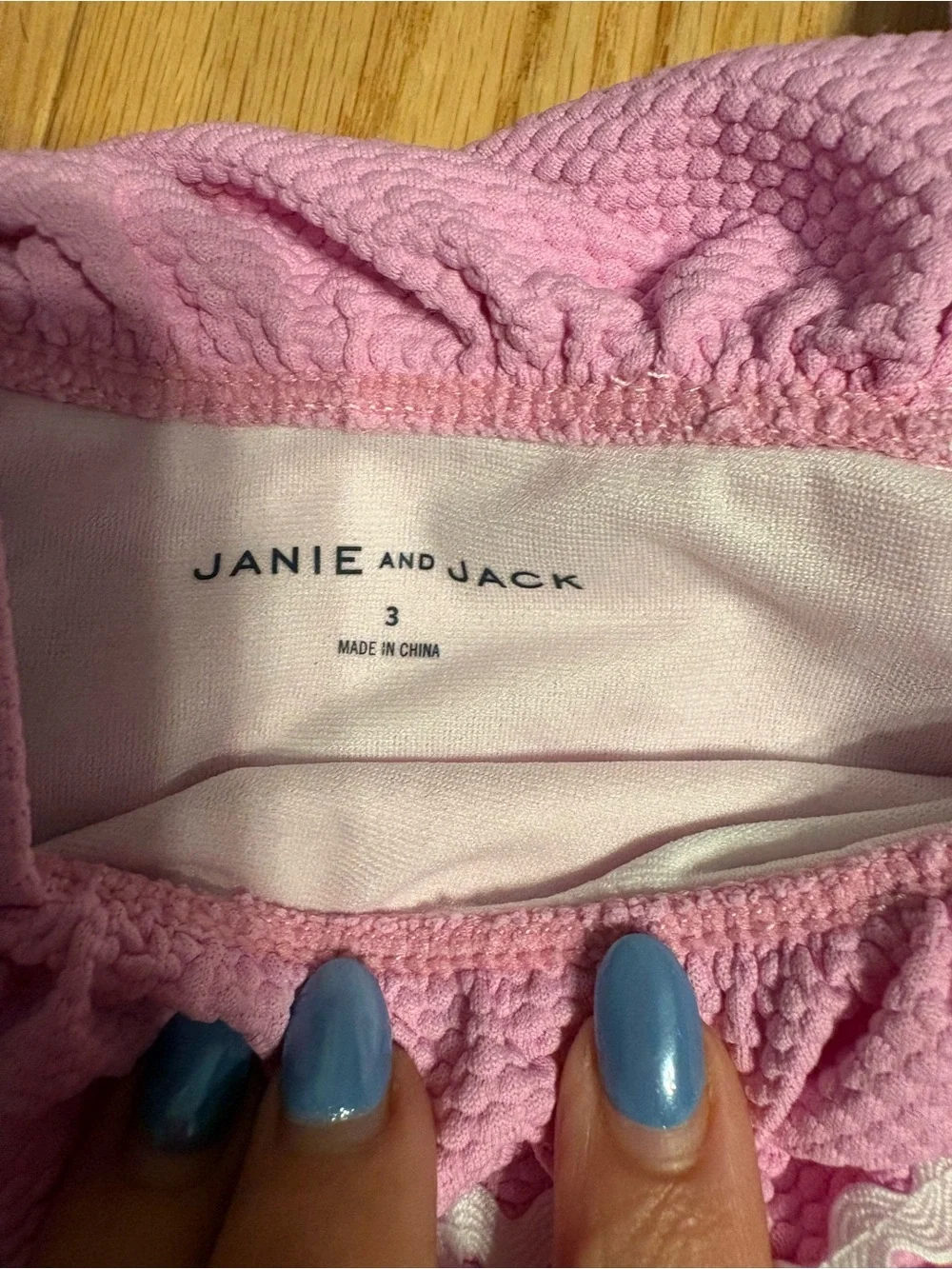 Janie and Jack Pink Ruffle Two-Piece Swim Set